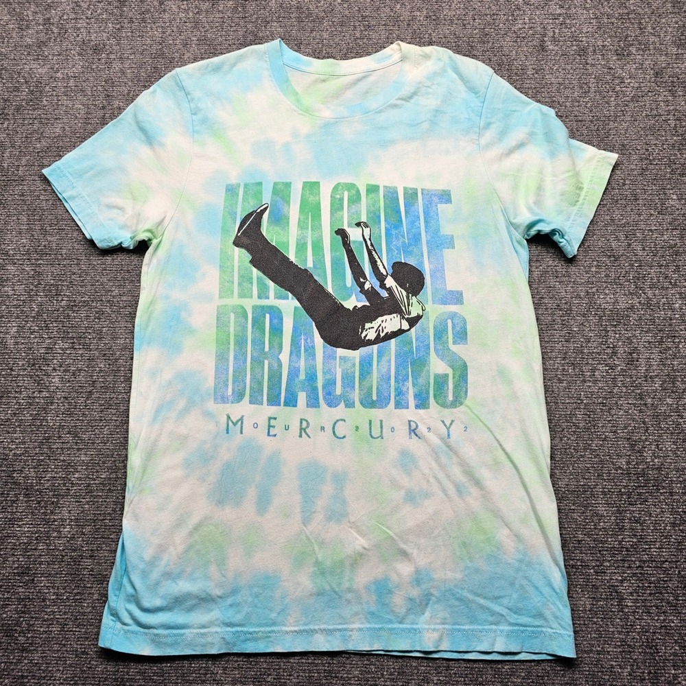 Imagine Dragons Mercury World Tour 2022 Tie Dye T-Shirt Macklemore Small